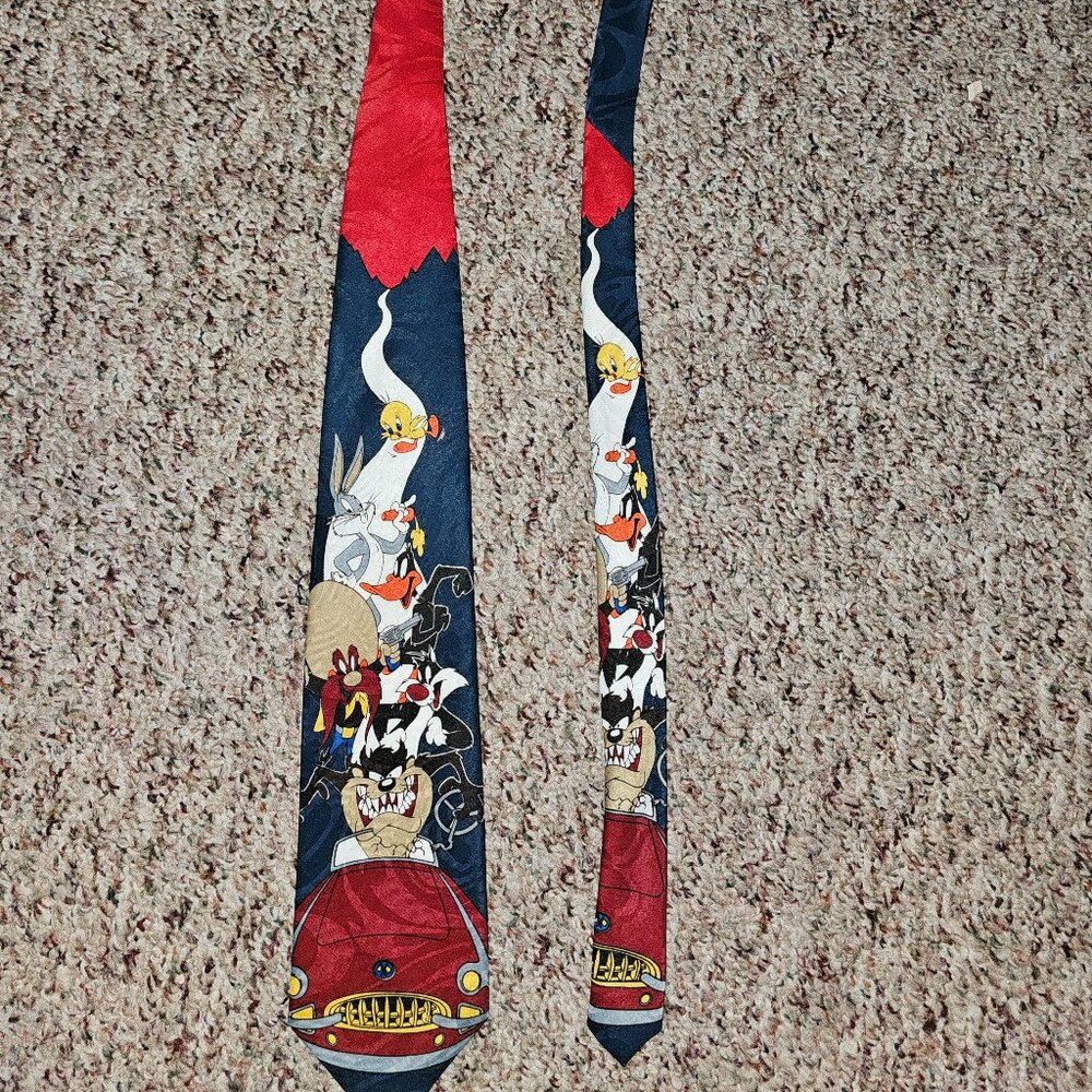 Looney Tunes Balancine Hot Cakes vtg 1993 tie